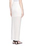 Back View - Click To Enlarge - HELMUT LANG - Twist and slit front jersey maxi skirt