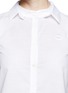 Detail View - Click To Enlarge - NO.21 - Double collared cropped shirt