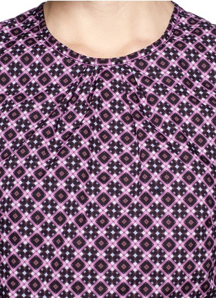 Detail View - Click To Enlarge - VICTORIA, VICTORIA BECKHAM - Printed cotton dress