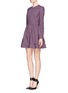 Figure View - Click To Enlarge - VICTORIA, VICTORIA BECKHAM - Printed cotton dress