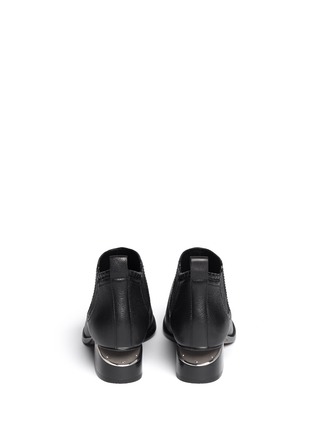 Back View - Click To Enlarge - ALEXANDER WANG - 'Kori' cutout heel leather Chelsea boots