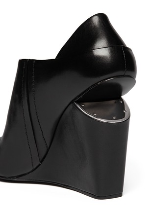 Detail View - Click To Enlarge - ALEXANDER WANG - 'Alla' cutout wedge sandals