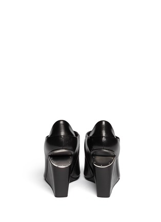 Back View - Click To Enlarge - ALEXANDER WANG - 'Alla' cutout wedge sandals