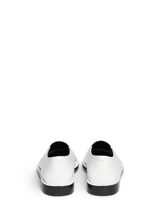 Back View - Click To Enlarge - ALEXANDER WANG - Darla elastic band leather slip-ons