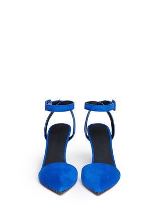 Figure View - Click To Enlarge - ALEXANDER WANG - Lovisa suede ankle strap pumps