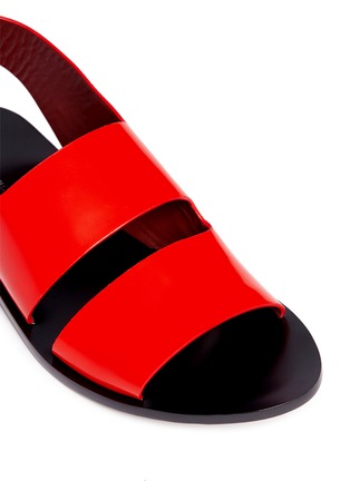 Detail View - Click To Enlarge - ALEXANDER WANG - Eva double band leather sandals