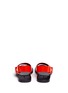 Back View - Click To Enlarge - ALEXANDER WANG - Eva double band leather sandals