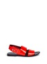Main View - Click To Enlarge - ALEXANDER WANG - Eva double band leather sandals