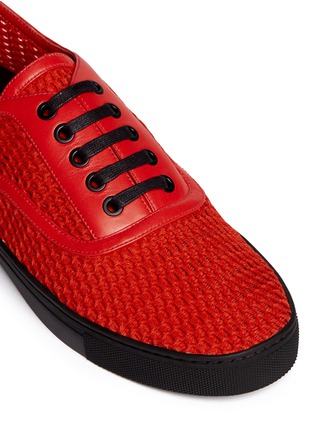 Detail View - Click To Enlarge - ALEXANDER WANG - Jess mesh sneakers