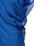 Detail View - Click To Enlarge - LANVIN - Draped asymmetrical silk overlay sleeveless top