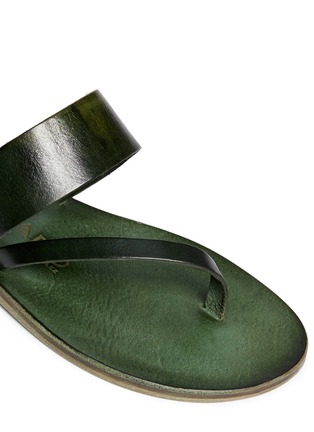 Detail View - Click To Enlarge - ÁLVARO GONZÁLEZ - 'Alberta' leather sandals