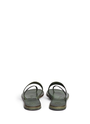 Back View - Click To Enlarge - ÁLVARO GONZÁLEZ - 'Alberta' leather sandals