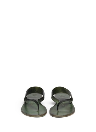 Figure View - Click To Enlarge - ÁLVARO GONZÁLEZ - 'Alberta' leather sandals