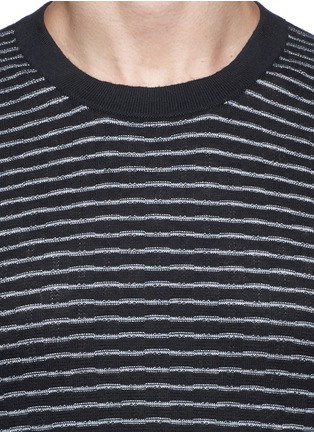 Detail View - Click To Enlarge - THEORY - 'Syndro' stripe sweater