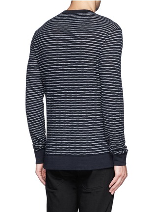 Back View - Click To Enlarge - THEORY - 'Syndro' stripe sweater