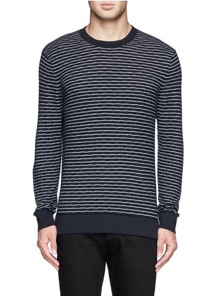 Main View - Click To Enlarge - THEORY - 'Syndro' stripe sweater
