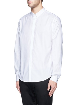 Front View - Click To Enlarge - THEORY - 'Stephan' cotton poplin shirt