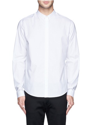 Main View - Click To Enlarge - THEORY - 'Stephan' cotton poplin shirt