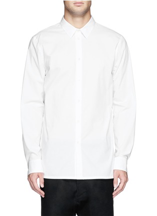 Main View - Click To Enlarge - HELMUT LANG - Stretch poplin minimalist shirt