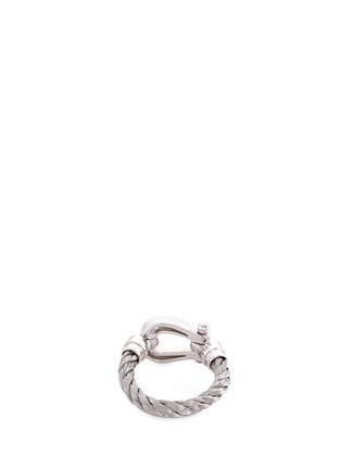 Figure View - Click To Enlarge - FRED - 'Force 10' 18k white gold rope cable ring