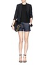 Figure View - Click To Enlarge - JIMMY CHOO - 'Ally' chain strap stud leather bag