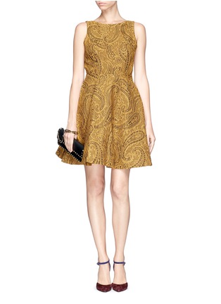 Detail View - Click To Enlarge - ALICE & OLIVIA - 'Delery' paisley print flare dress 