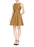 Front View - Click To Enlarge - ALICE & OLIVIA - 'Delery' paisley print flare dress 