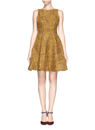 Main View - Click To Enlarge - ALICE & OLIVIA - 'Delery' paisley print flare dress 