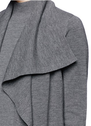 Detail View - Click To Enlarge - THEORY - 'Trincy' drape cardigan