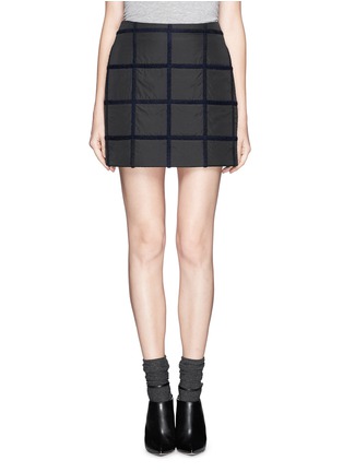 Main View - Click To Enlarge - 3.1 PHILLIP LIM - Grid cotton-blend skirt