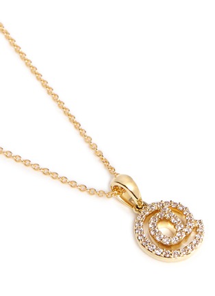 Figure View - Click To Enlarge - KHAI KHAI - 'At @' diamond pendant necklace