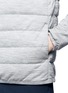 Detail View - Click To Enlarge - NANAMICA - KODENSHI® down puffer wool sweatshirt