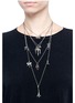 Figure View - Click To Enlarge - VALENTINO GARAVANI - Mixed pendant tier necklace