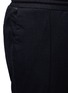 Detail View - Click To Enlarge - SCOTCH & SODA - Pleated wool blend jogging pants