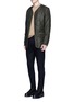 Figure View - Click To Enlarge - SCOTCH & SODA - Pleated wool blend jogging pants