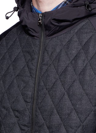 Detail View - Click To Enlarge - SCOTCH & SODA - Tech fabric sleeve blouson jacket