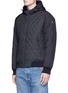 Front View - Click To Enlarge - SCOTCH & SODA - Tech fabric sleeve blouson jacket