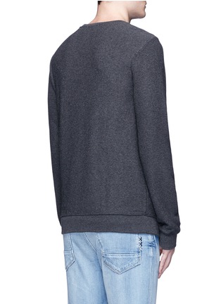 Back View - Click To Enlarge - SCOTCH & SODA - Mountain embroidery patch sweatshirt