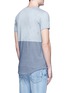 Back View - Click To Enlarge - SCOTCH & SODA - Stripe oil washed cotton T-shirt