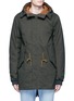 Main View - Click To Enlarge - SCOTCH & SODA - Fleece lining parka coat
