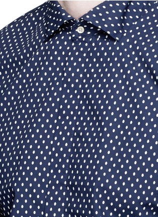 Detail View - Click To Enlarge - SCOTCH & SODA - Dot print fixed collar shirt
