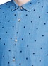 Detail View - Click To Enlarge - SCOTCH & SODA - Dot embroidered cotton denim shirt