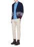 Figure View - Click To Enlarge - SCOTCH & SODA - Dot embroidered cotton denim shirt