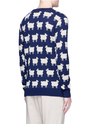 Back View - Click To Enlarge - SCOTCH & SODA - Sheep intarsia wool-blend sweater
