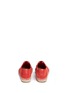Back View - Click To Enlarge - TORY BURCH - 'Sidney' cutout leather logo suede espadrilles