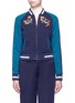 Main View - Click To Enlarge - ELIZABETH AND JAMES - 'Willa' reversible swallow floral embroidered bomber jacket