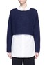 Main View - Click To Enlarge - ELIZABETH AND JAMES - 'Vann' wool-alpaca cropped sweater