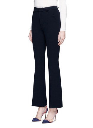 Front View - Click To Enlarge - COMME MOI - Crepe flared pants