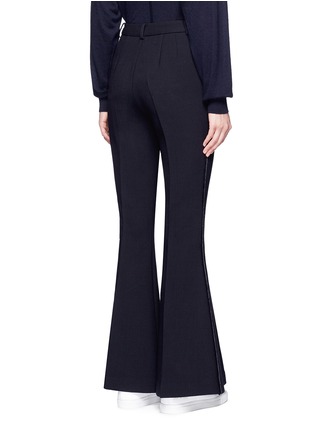 Back View - Click To Enlarge - COMME MOI - Wool blend flared pants