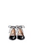 Front View - Click To Enlarge - KATE SPADE - 'Genie' patent leather lace-up flats